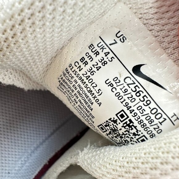 Nike Air Max 95 Women Size 7 CZ5659-001 Barely Rose Ghost Pastel Training Shoes - Picture 10 of 11